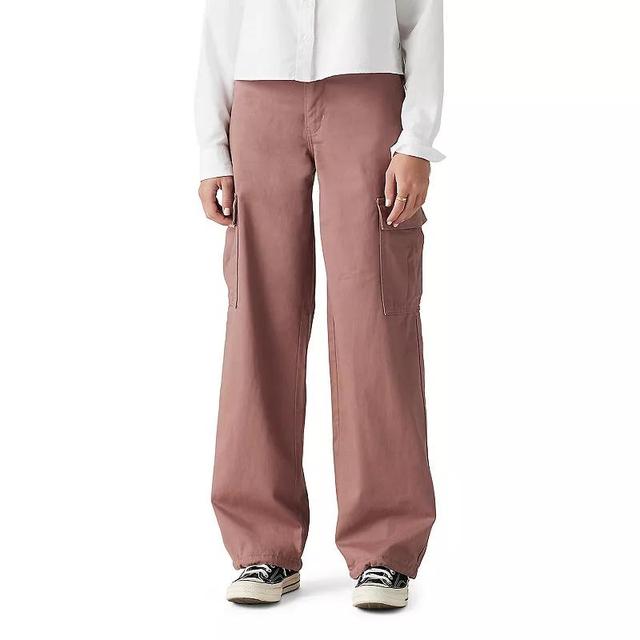 Womens Levis 94 Baggy Cargo Pants Rose Brown Product Image