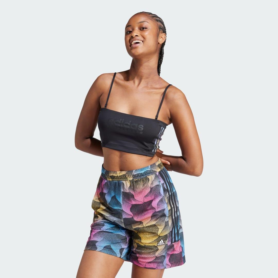 adidas Tiro Summer Tube Top With Detachable Straps Black XL Womens Product Image