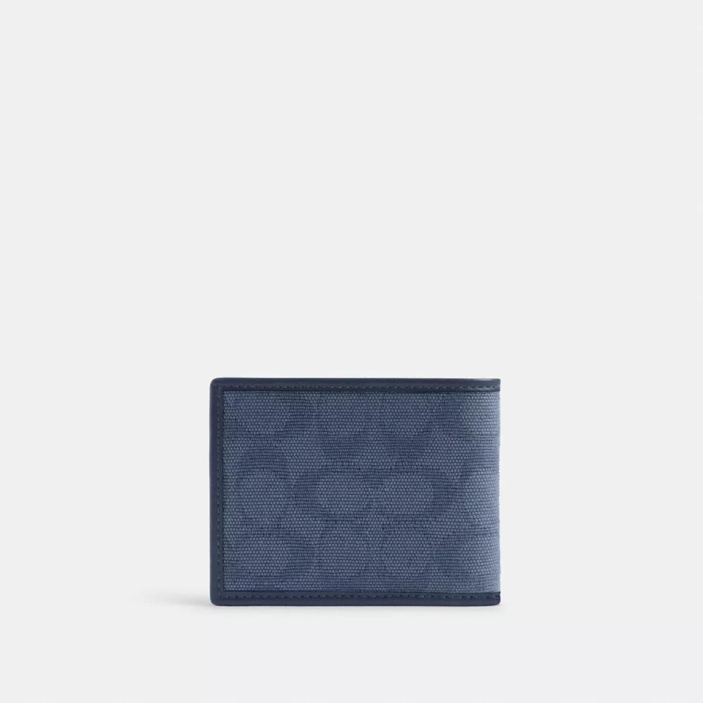 Slim Billfold Wallet In Signature Canvas Jacquard Product Image