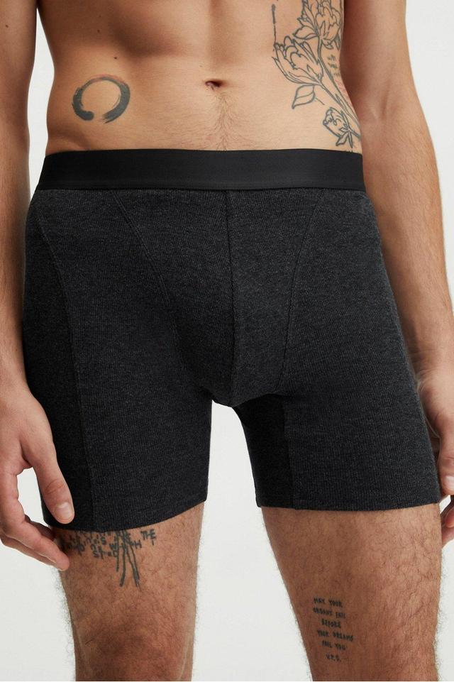 Fabletics Men The RestoreKnit Rib Boxer Brief male black Size XS Product Image