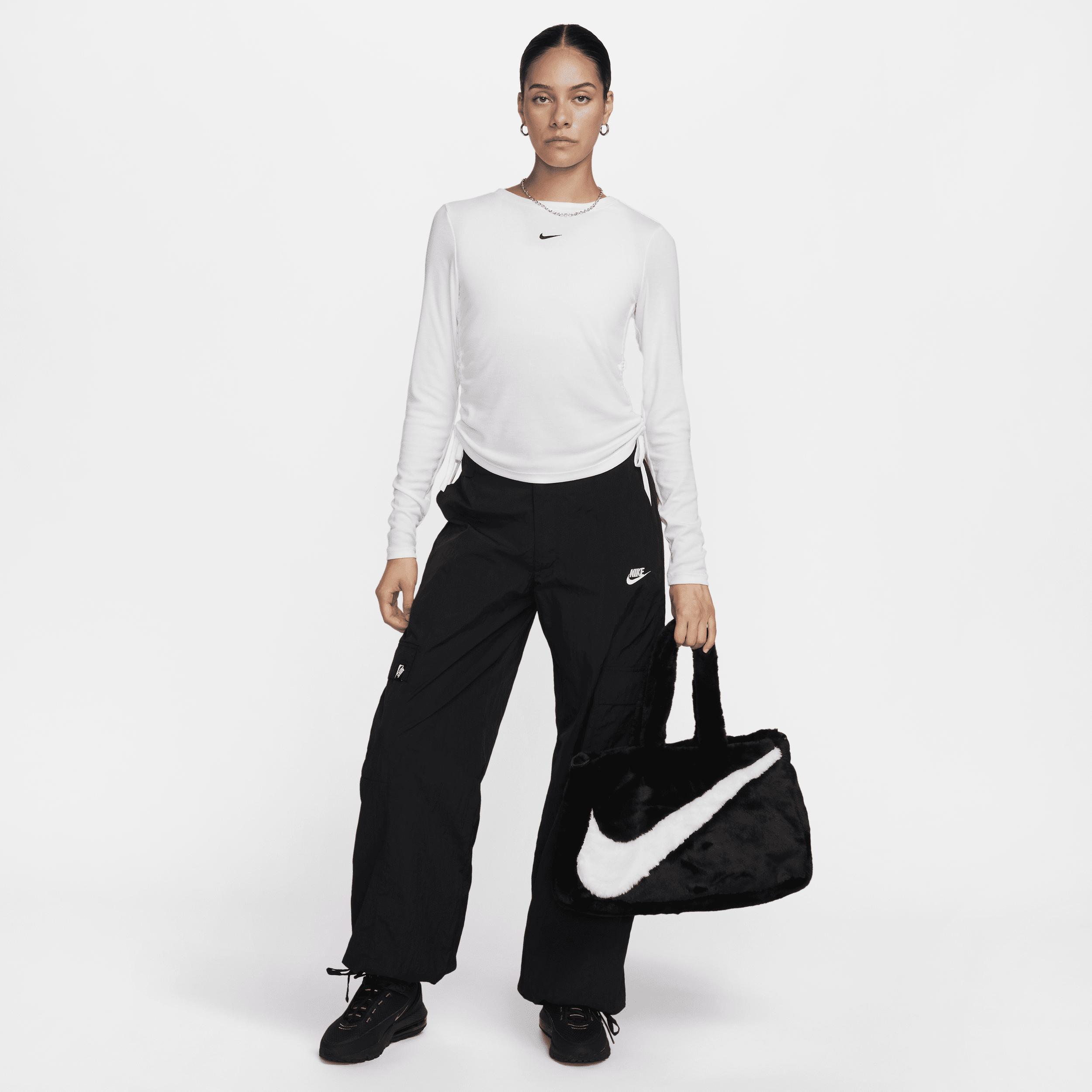 Women's Nike Sportswear Essential Ribbed Long-Sleeve Mod Crop Top Product Image