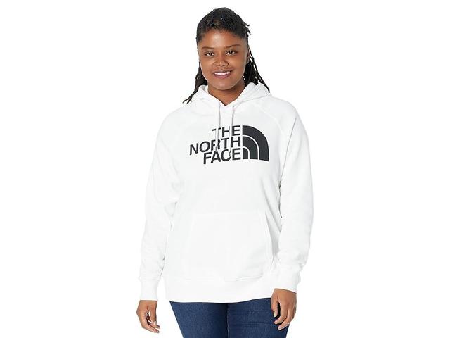 The North Face Plus Size Half Dome Pullover Hoodie (TNF White) Women's Clothing Product Image