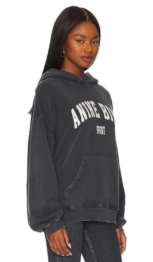 ANINE BING Sport Harvey Sweatshirt in Black. Size L, M. Product Image