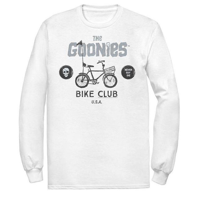 Mens The Goonies Bike Club Never Say Die Text Tee Product Image