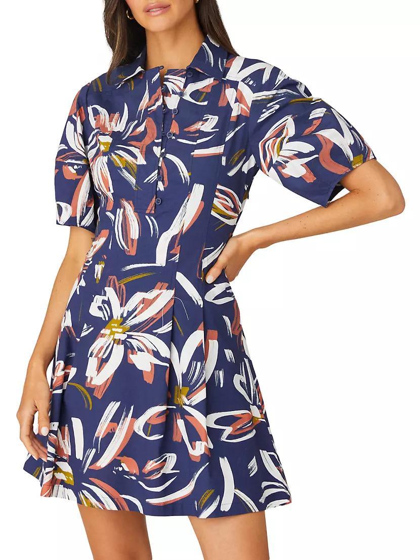 Havanna Floral Mini Shirtdress Product Image