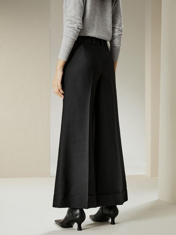 Wide leg Wool Trousers Product Image