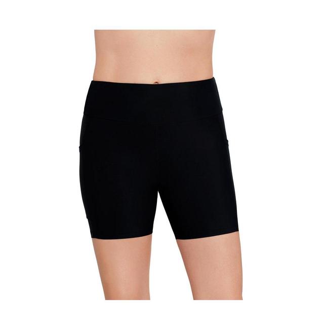 ShapeSolver by Penbrooke Womens ShapeSolver Yoga Waist Midi Swim Short Product Image