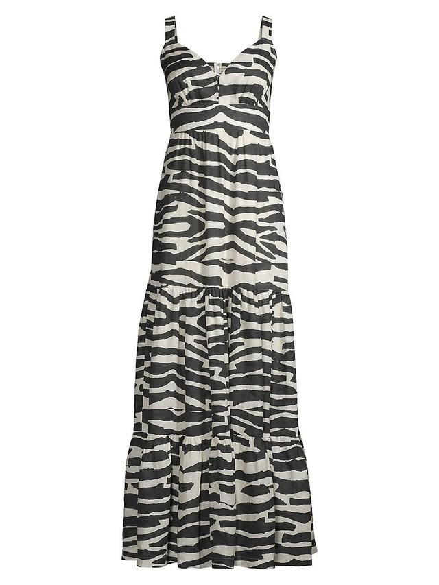 Womens Printed Maxi Dress Product Image