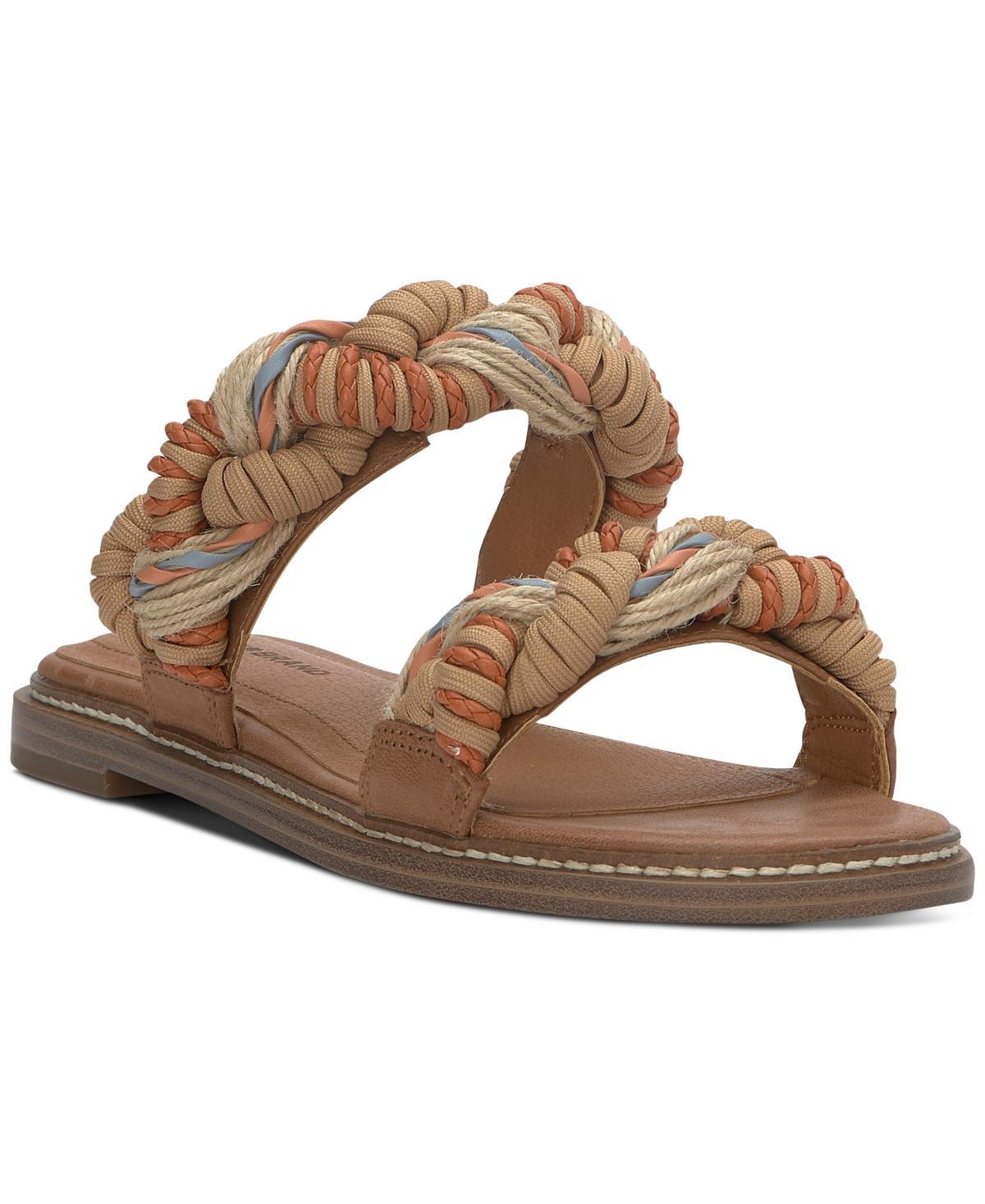 Lucky Brand Womens Kabrina Braided Flat Slide Sandals Product Image