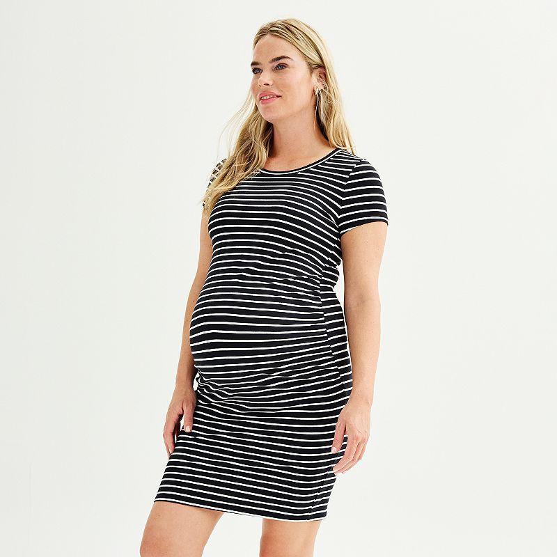 Maternity Sonoma Goods For Life Everyday Tee Dress, Womens Product Image