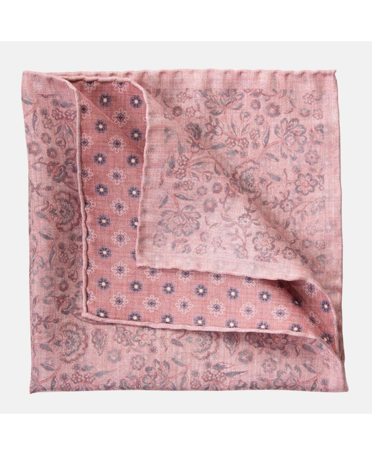 Elizabetta Mens Pascal - Double Sided Silk Pocket Square for Men Product Image