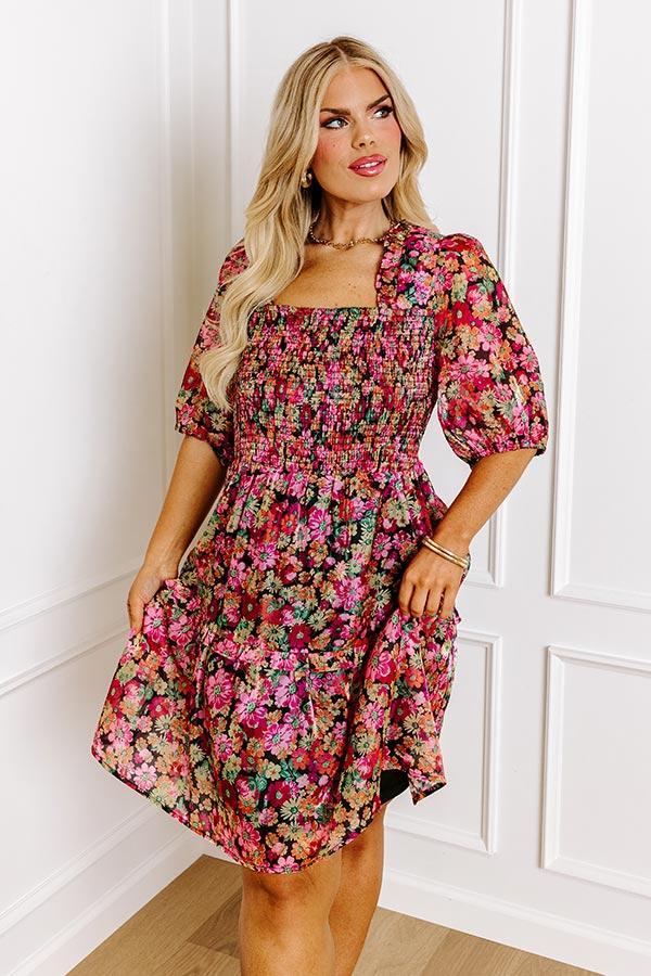 Must Be A Dream Floral Mini Dress Curves Product Image