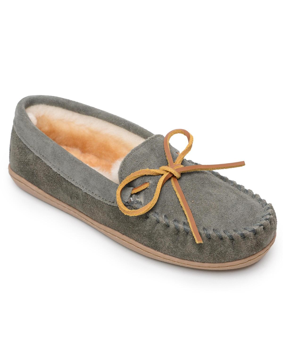 Minnetonka Womens Sheepskin Hardsole Slippers Product Image