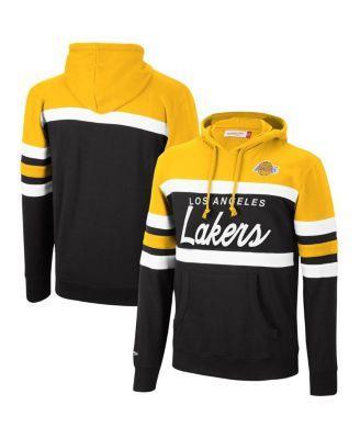 Mens Gold Los Angeles Lakers Head Coach Pullover Hoodie - Gold-Tone Product Image