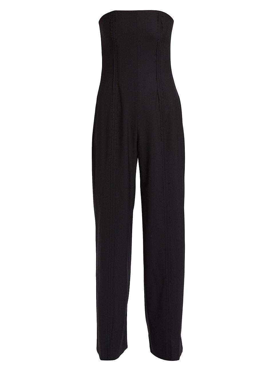 Womens Exposed Seam Wool-Blend Jumpsuit Product Image