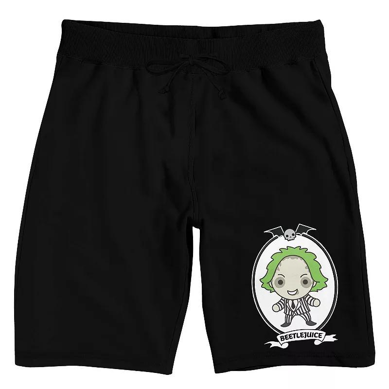 Mens Beetlejuice Kawaii Sleep Shorts Product Image