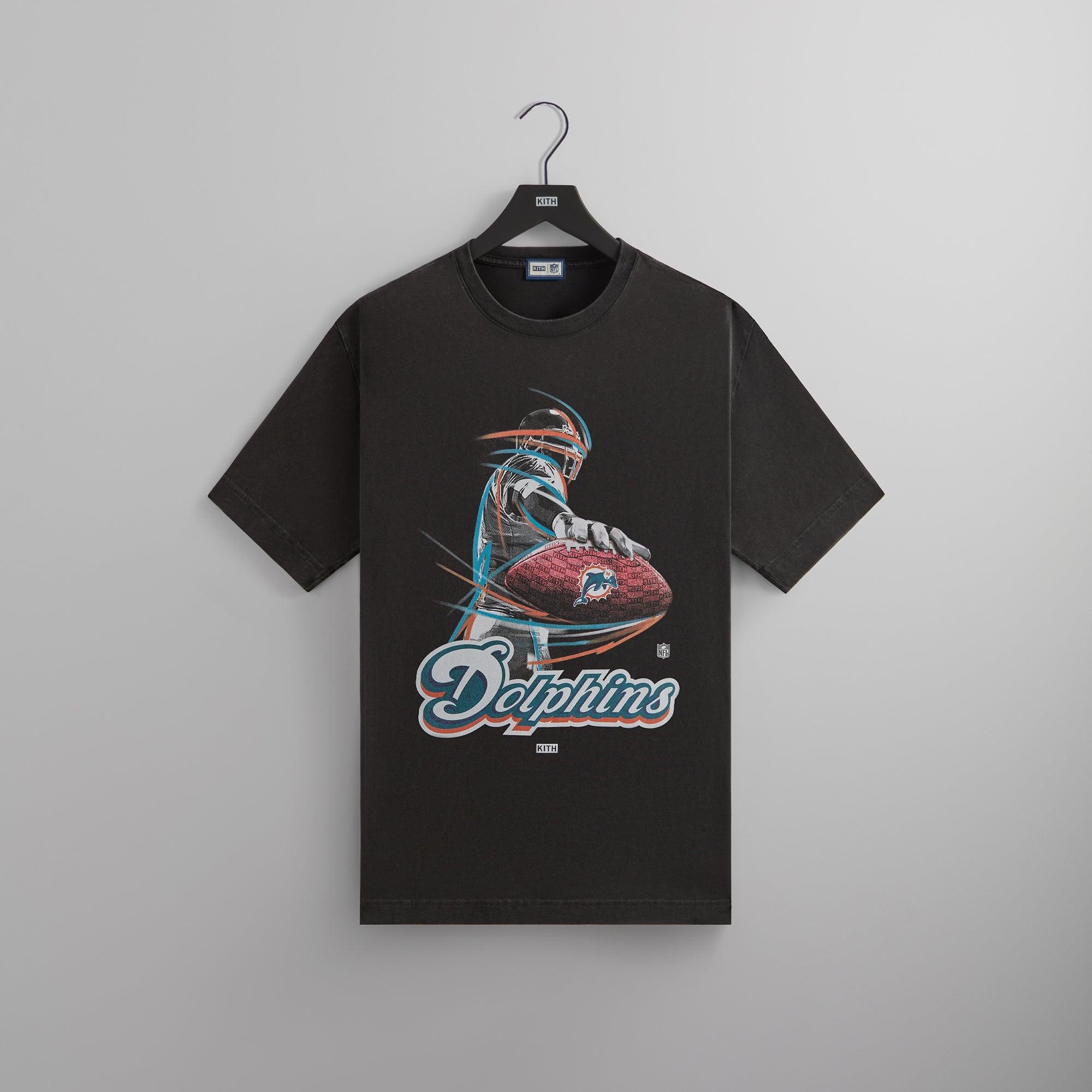 Kith & '47 for the NFL: Dolphins Vintage Tee - Black Male Product Image