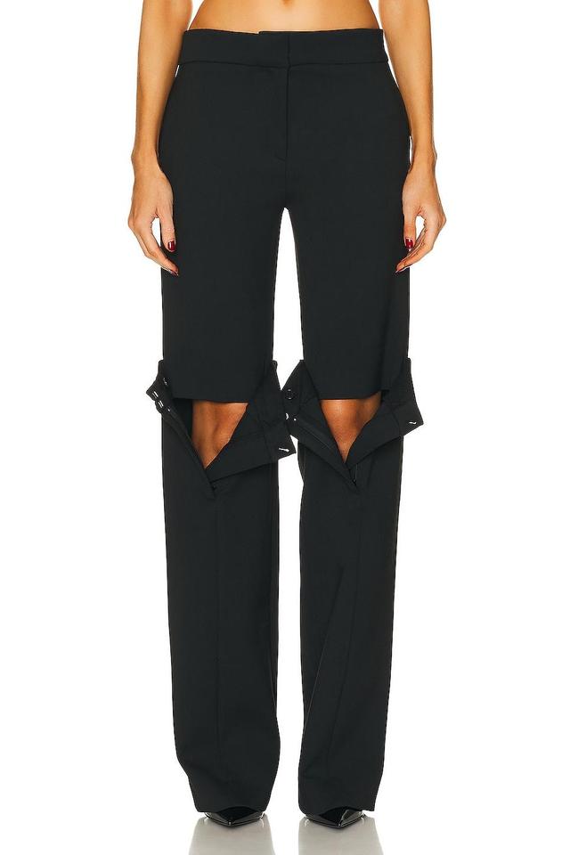 Coperni Open Knee Tailored Trouser Black. (also in 36, 38). Product Image