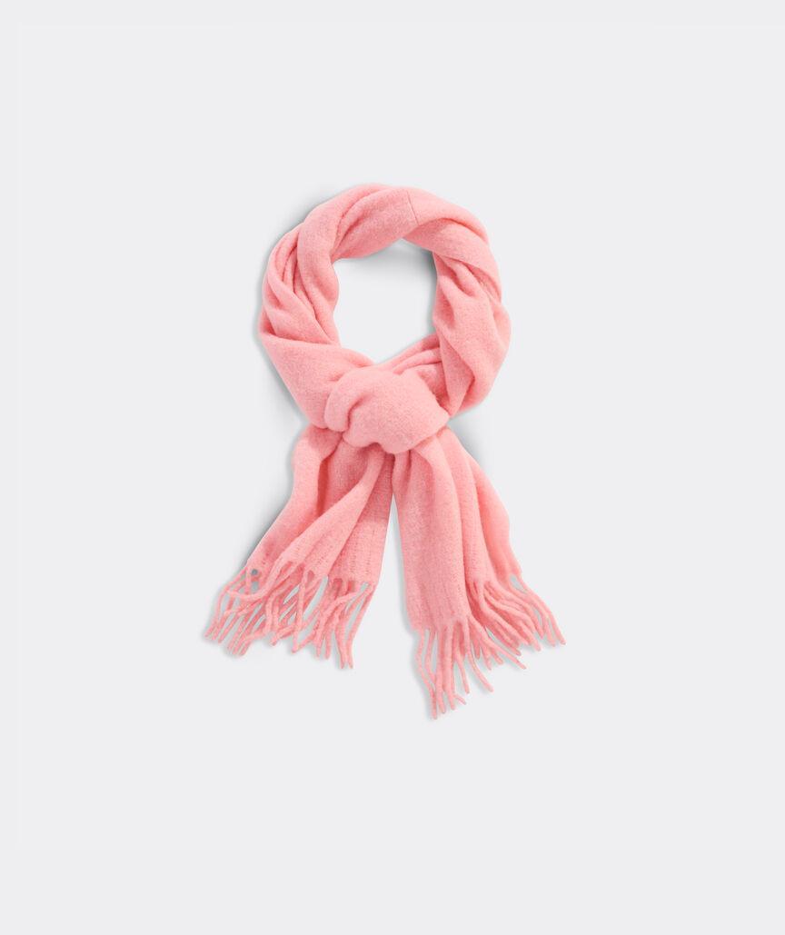 Oversized Plush Wool-Blend Scarf Product Image