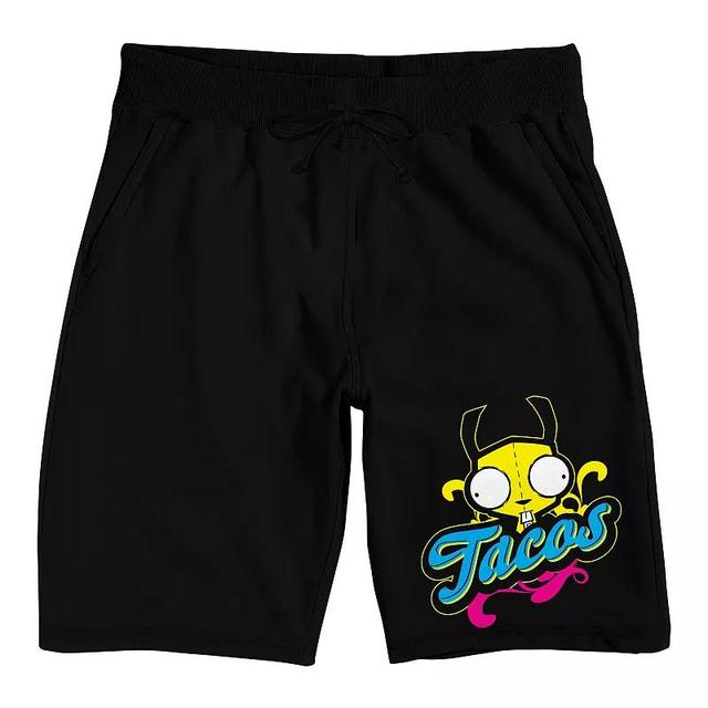 Mens Invader Zim GIR Tacos Sleep Shorts Product Image