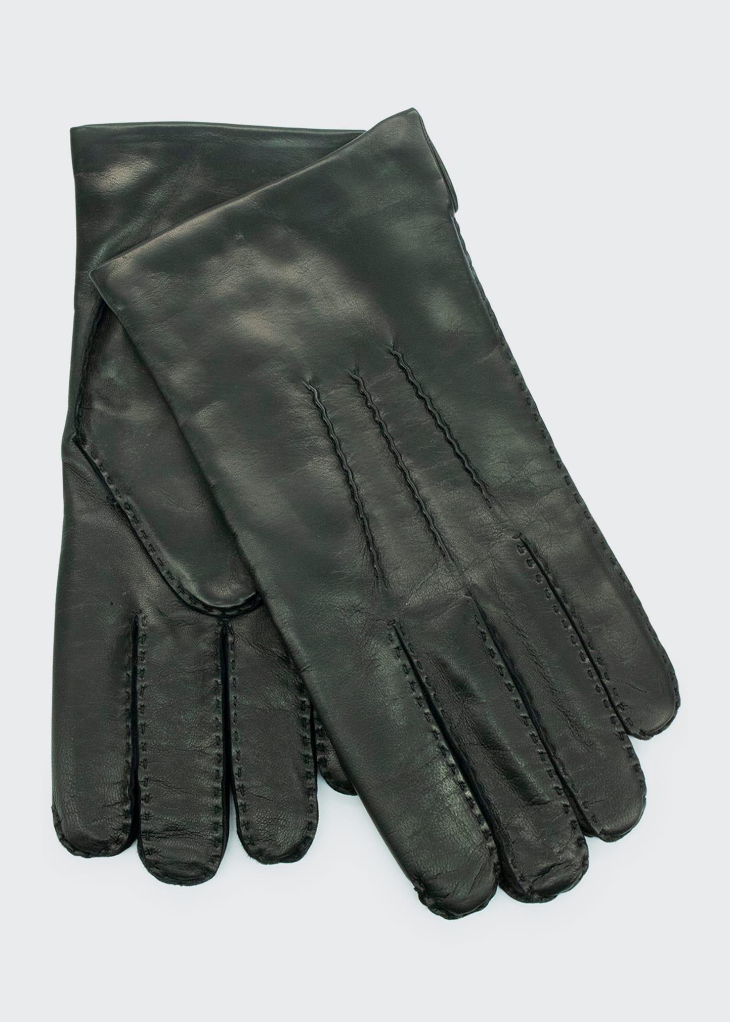 Mens Handsewn Napa Leather Gloves Product Image