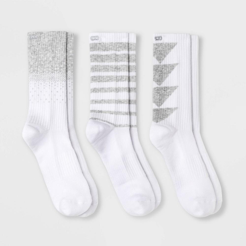 Pair of Thieves Mens Crew Socks 3pk - White 6-12 Product Image