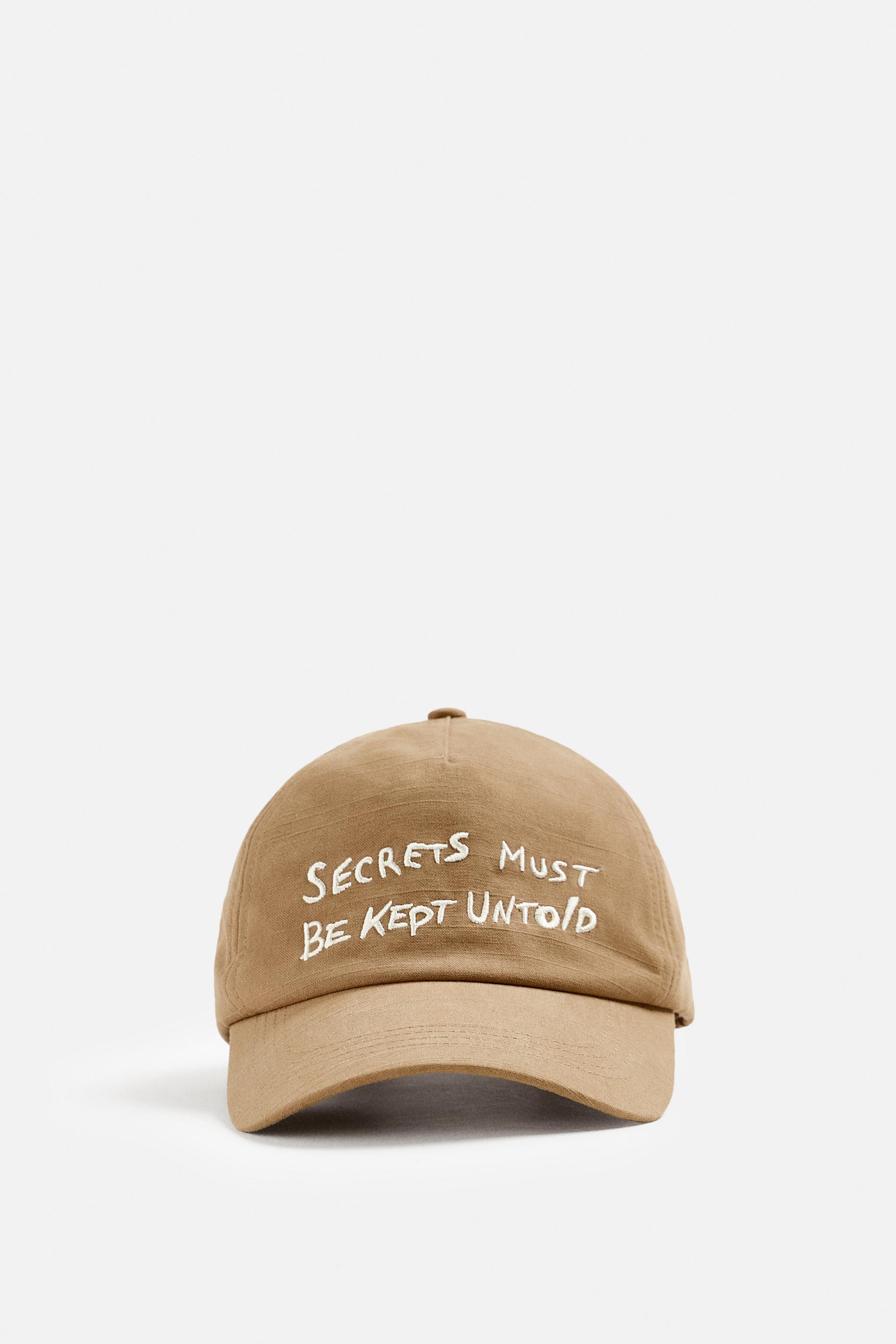 EMBROIDERED TEXT CAP Product Image