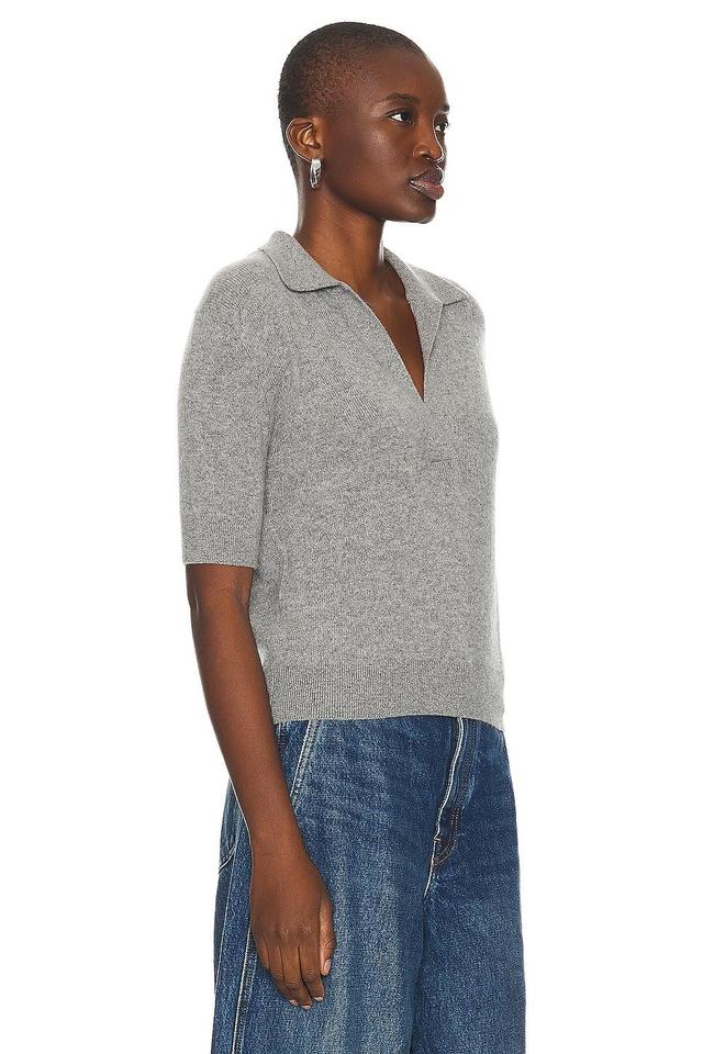 KHAITE Shrunken Jo Sweater in Grey Product Image