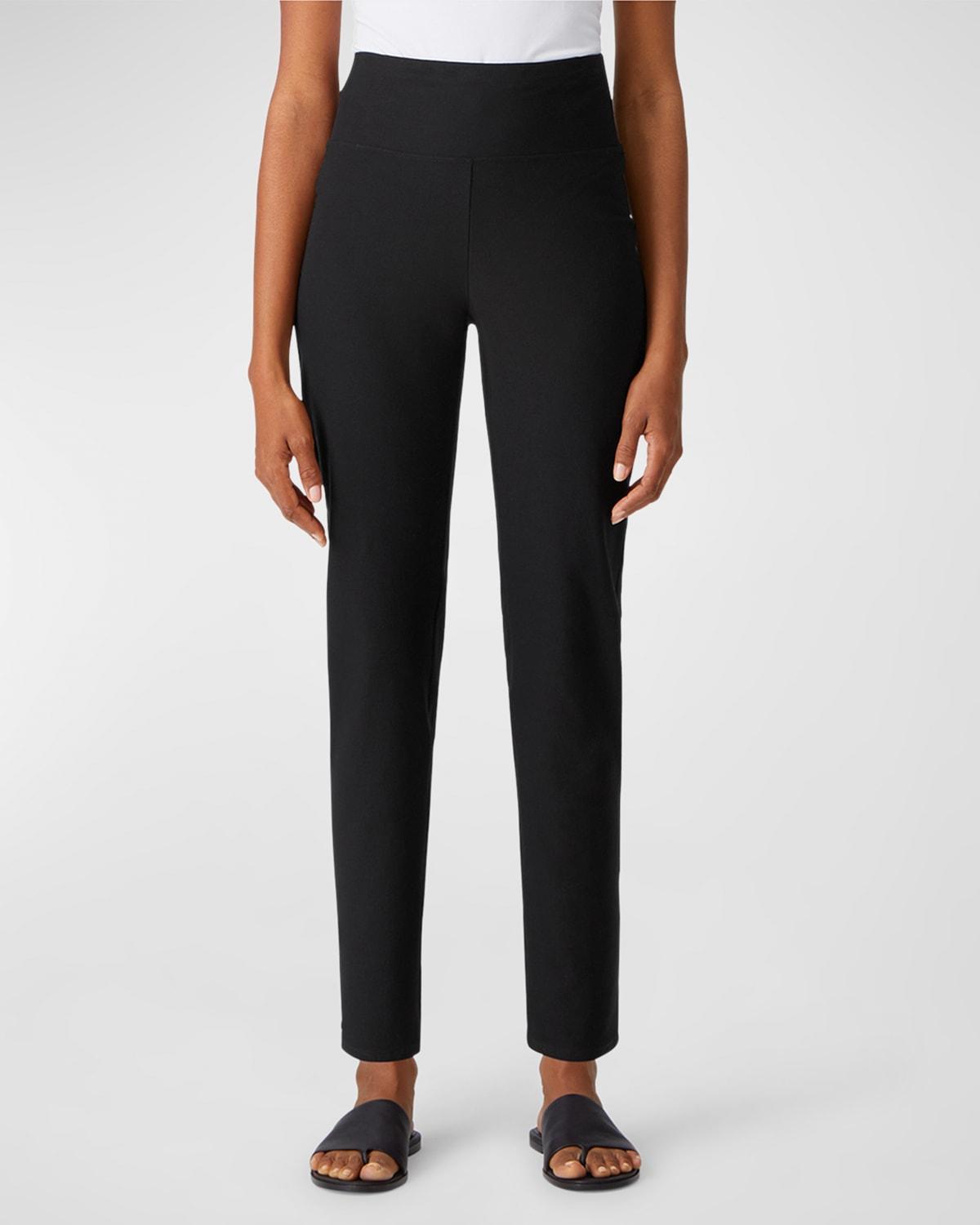 Womens Stretch Crepe High-Waisted Pants product image