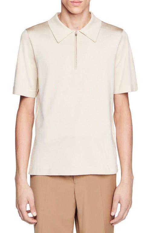 sandro Pablo Zip Polo Product Image