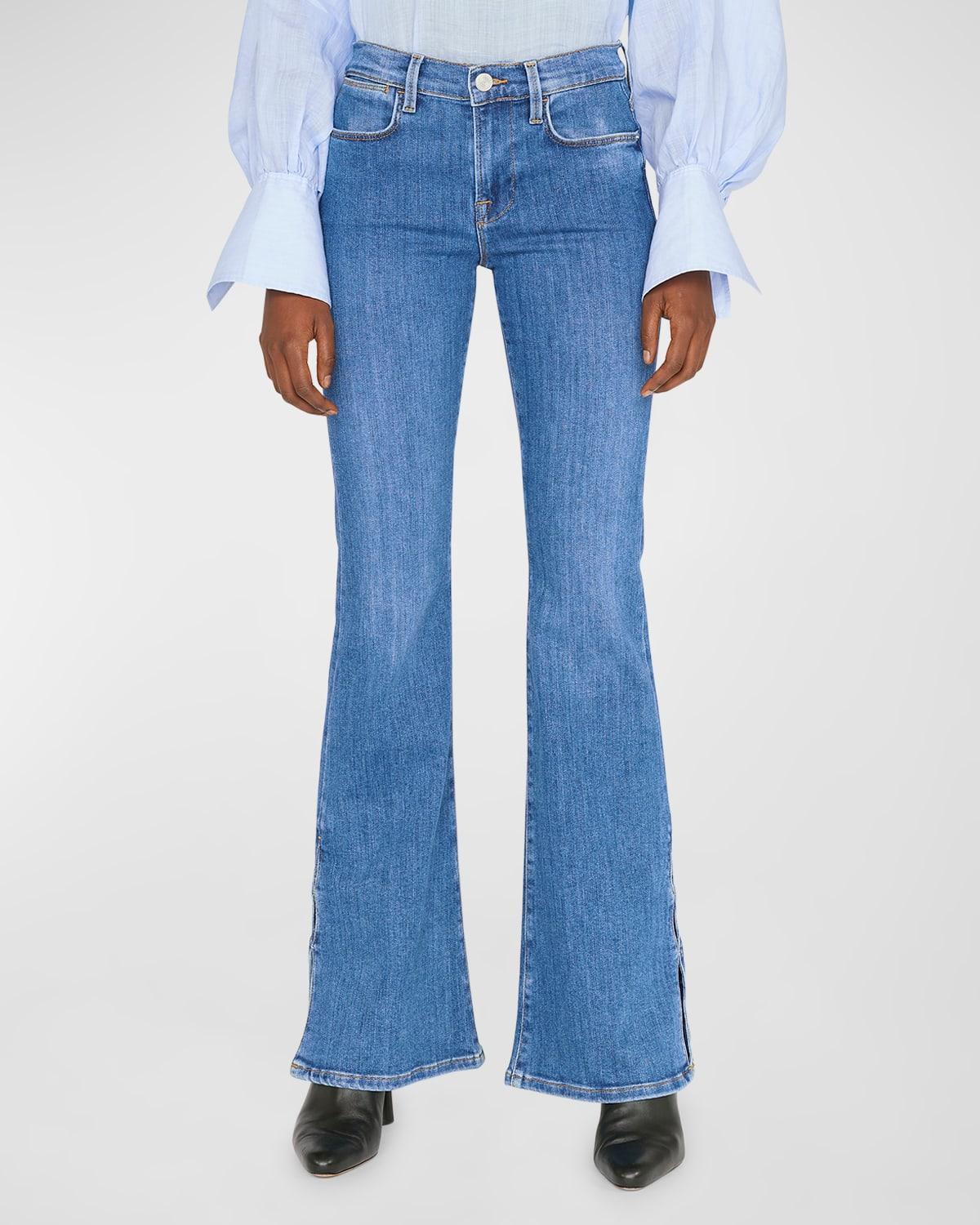 Le High Flare Mini Slits Jeans product image