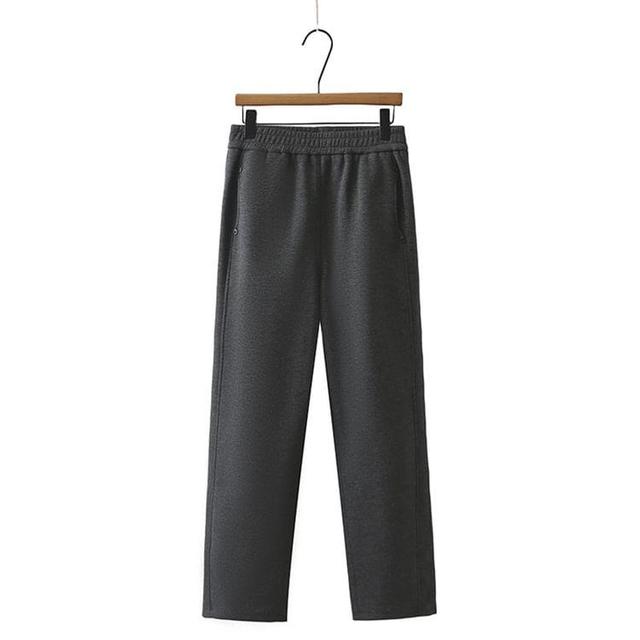 Plus Size Elastic Waist Tapered Pants Product Image