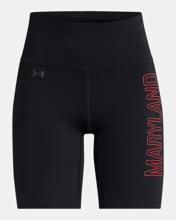 Womens UA Motion Collegiate Bike Shorts Product Image