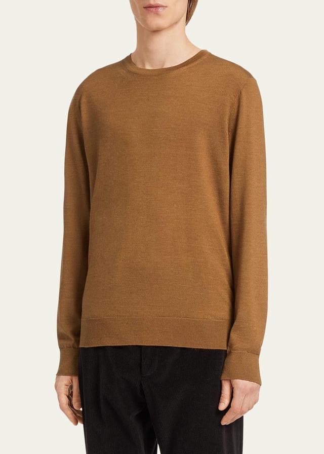 Mens Cashmere-Silk Casheta Light Crewneck Sweater Product Image