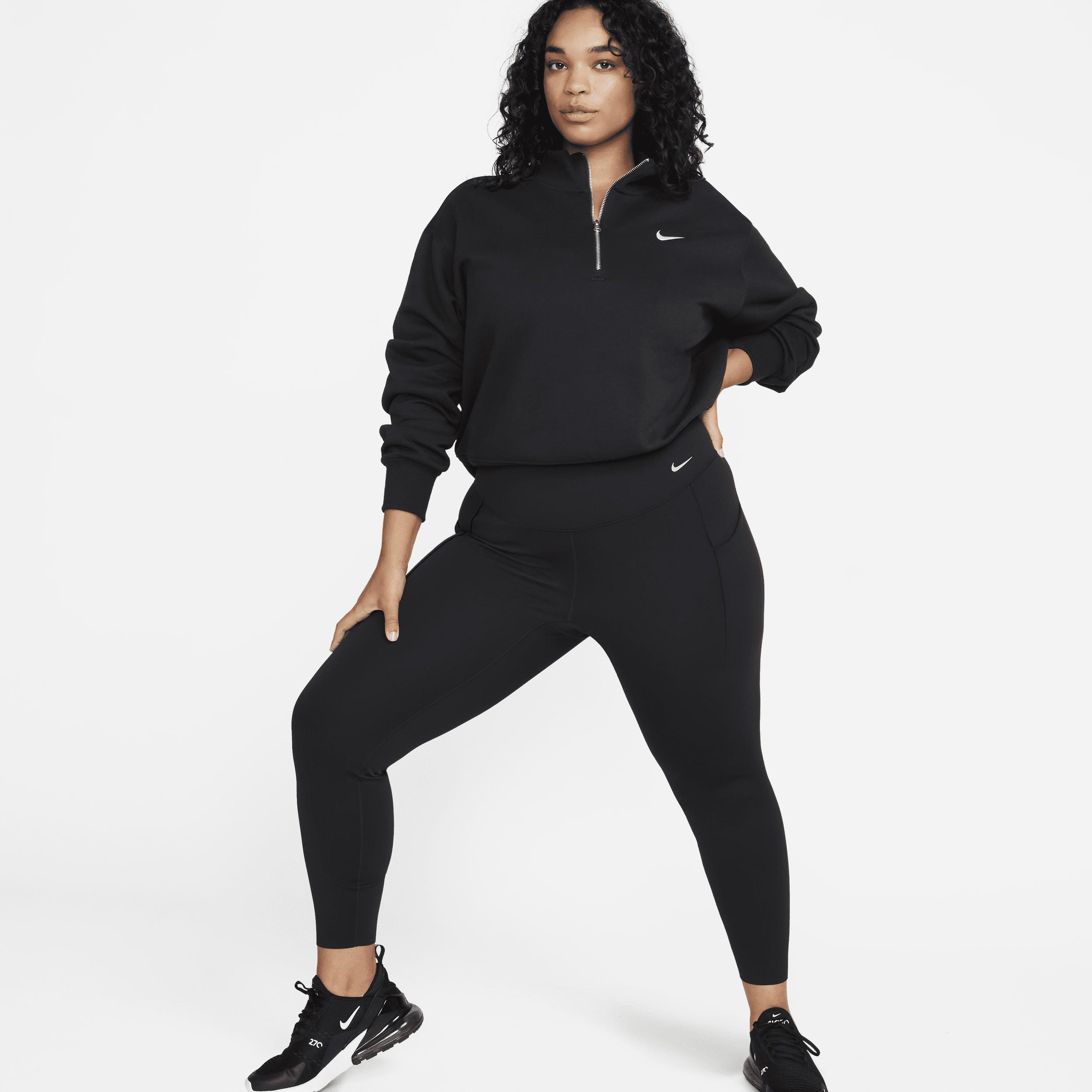 Nike Womens Universa Medium-Support High-Waisted Full-Length Leggings with Pockets (Plus Size) Product Image