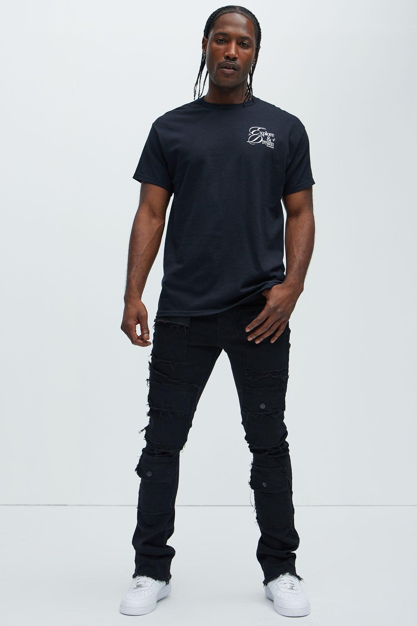 Explore & Dream Short Sleeve Tee - Black Product Image