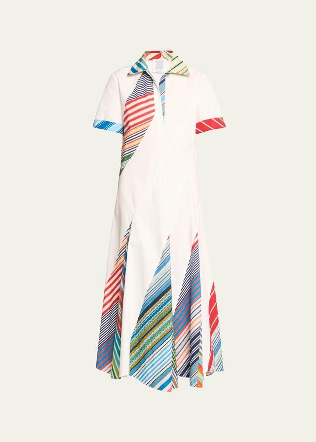 Plot Twist Striped Polo Dress Product Image