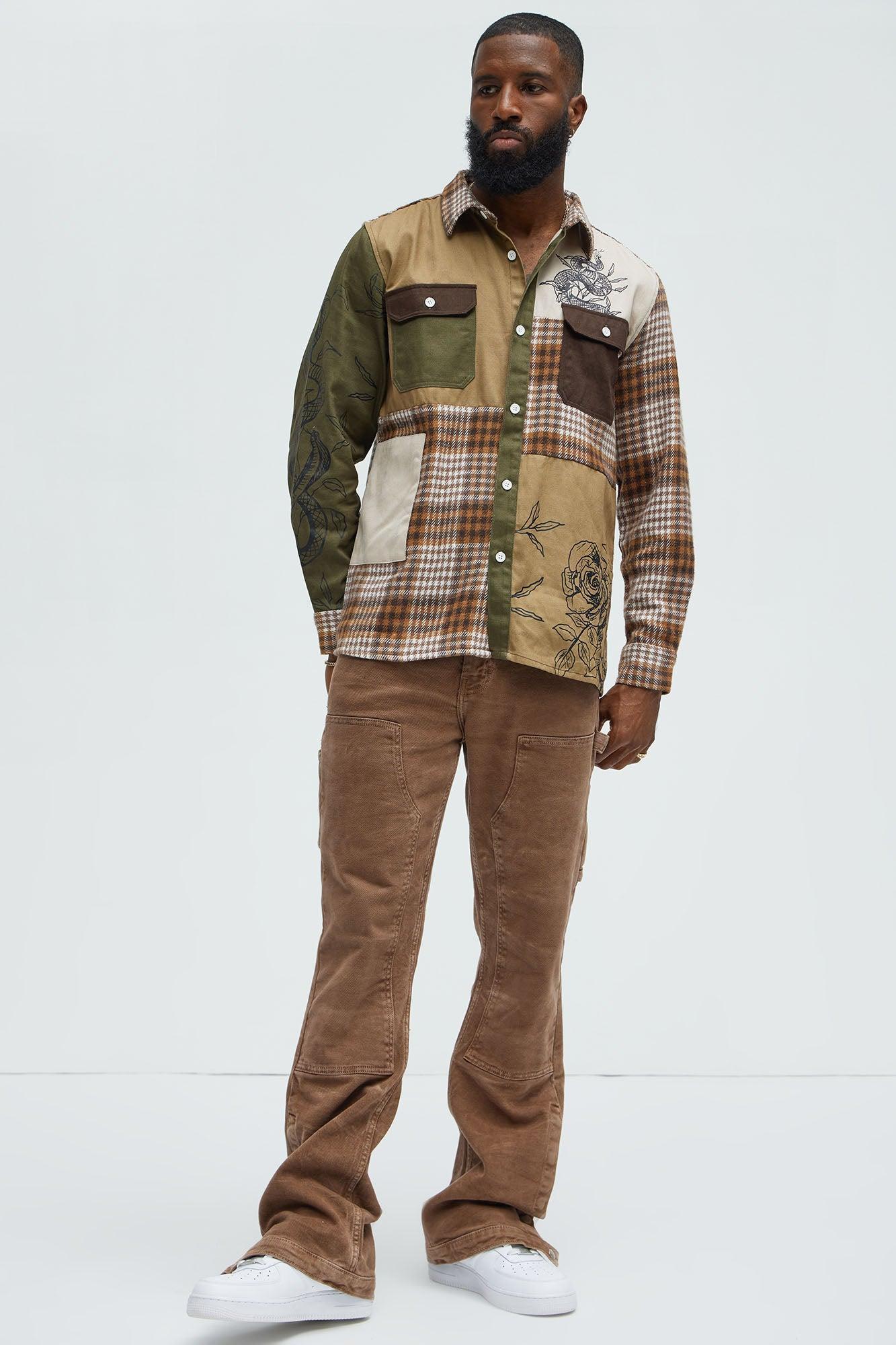 Born To Be Real Flannel - Multi Color Product Image