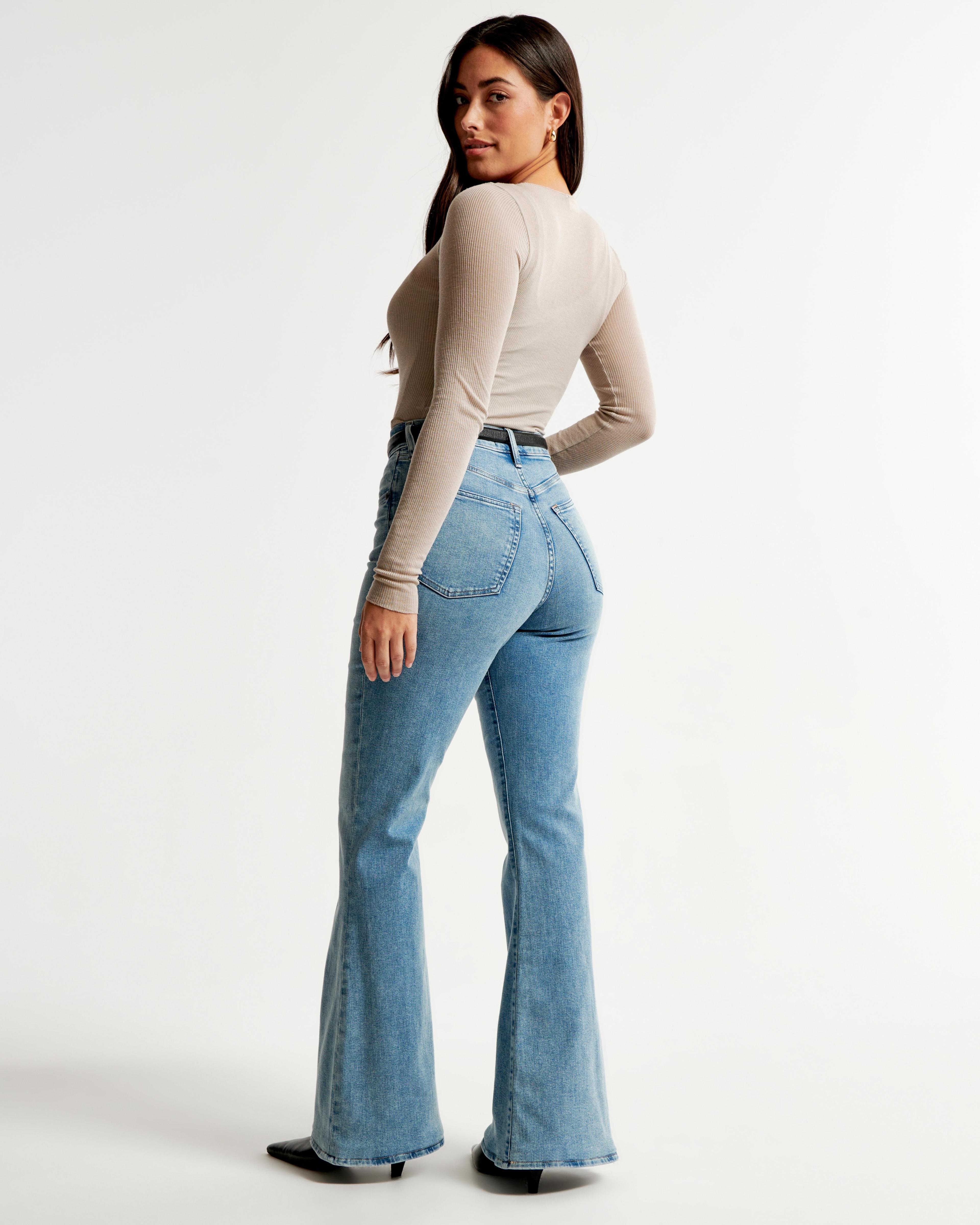 Curve Love Ultra High Rise Stretch Flare Jean Product Image