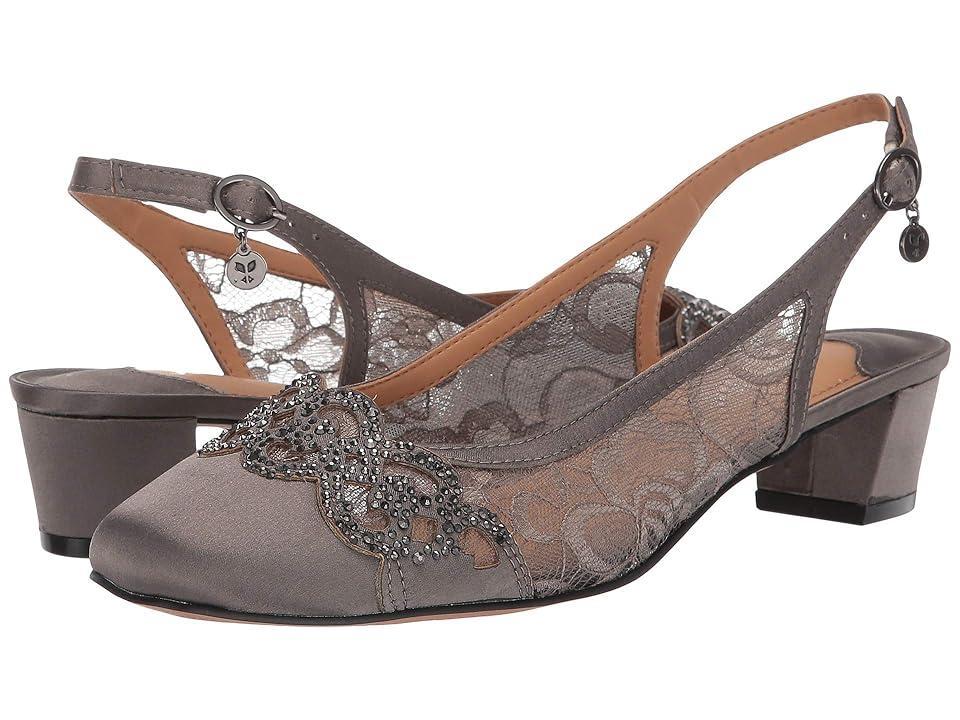 J. Renee Faleece (Dark Grey Satin) Women's Shoes Product Image