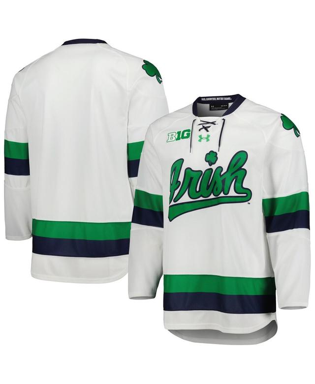 Mens Under Armour Notre Dame Fighting Irish Team Replica Hockey Jersey Product Image