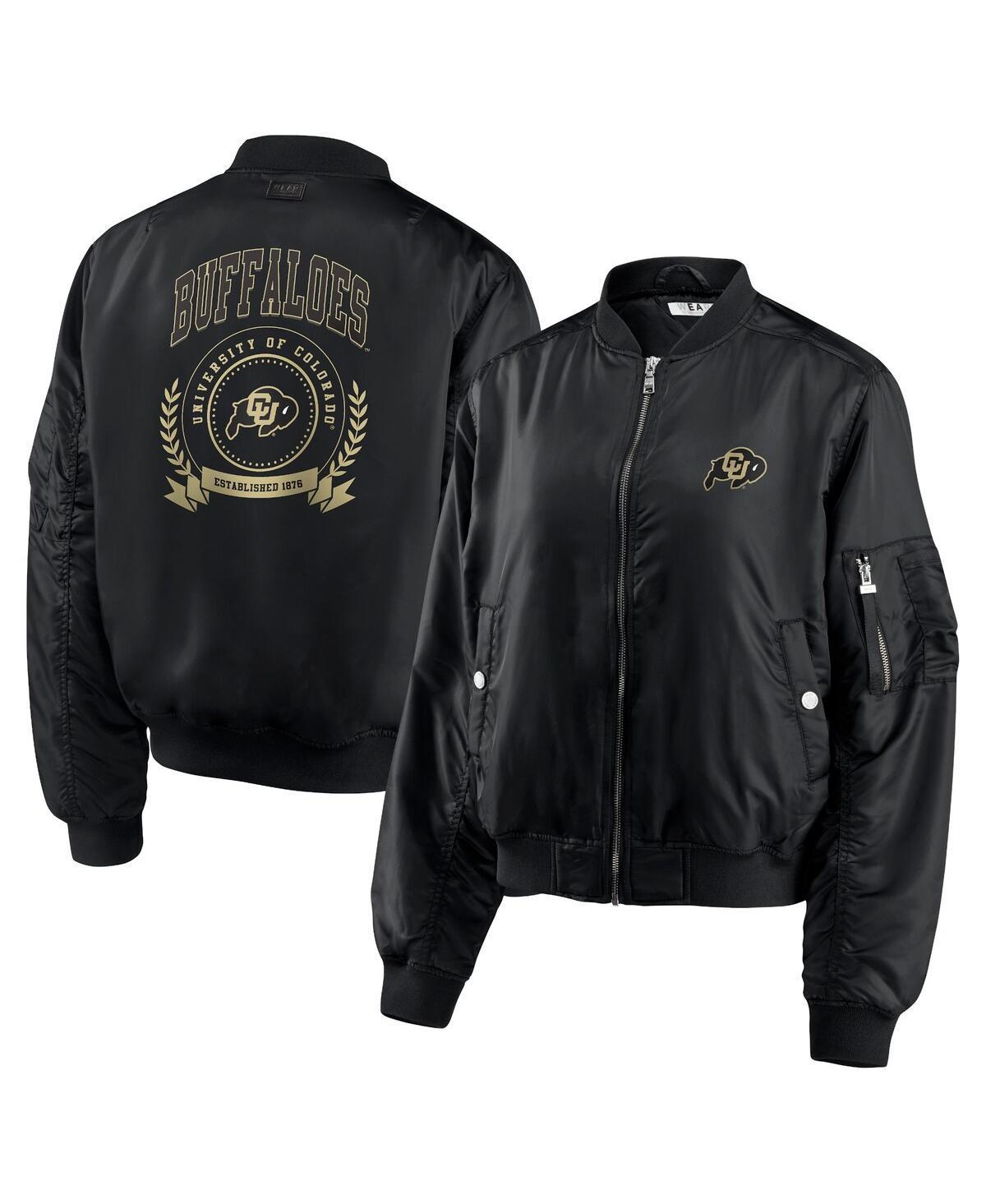 Womens WEAR by Erin Andrews Colorado Buffaloes Full-Zip Bomber Jacket Product Image