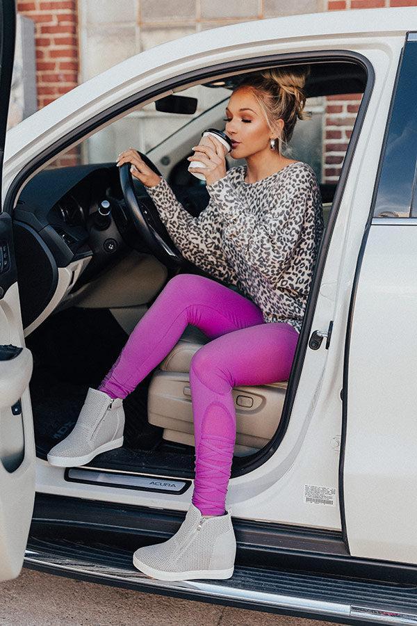 Hustle And Glow High Waist Mesh Legging Product Image