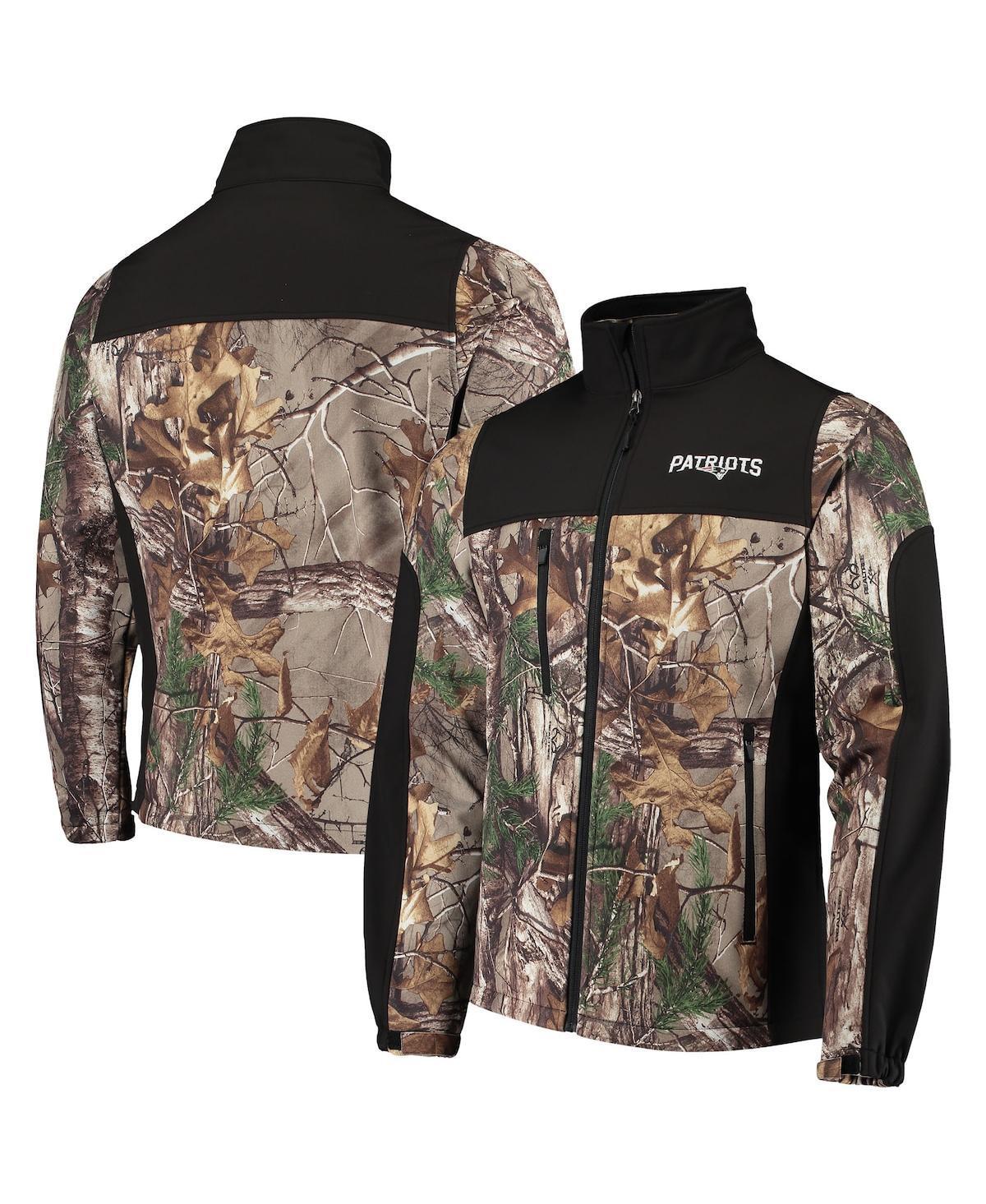 Mens Realtree Camo, Black Green Bay Packers Circle Hunter Softshell Full-Zip Jacket Product Image