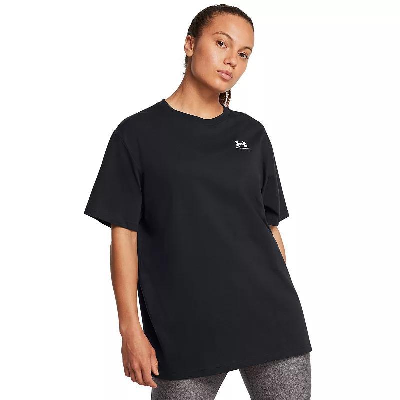 Womens UA BF Oversized Logo Short Sleeve Product Image