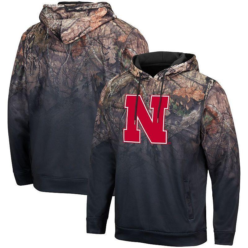 Mens Colosseum Nebraska Huskers Mossy Oak Pullover Hoodie Product Image