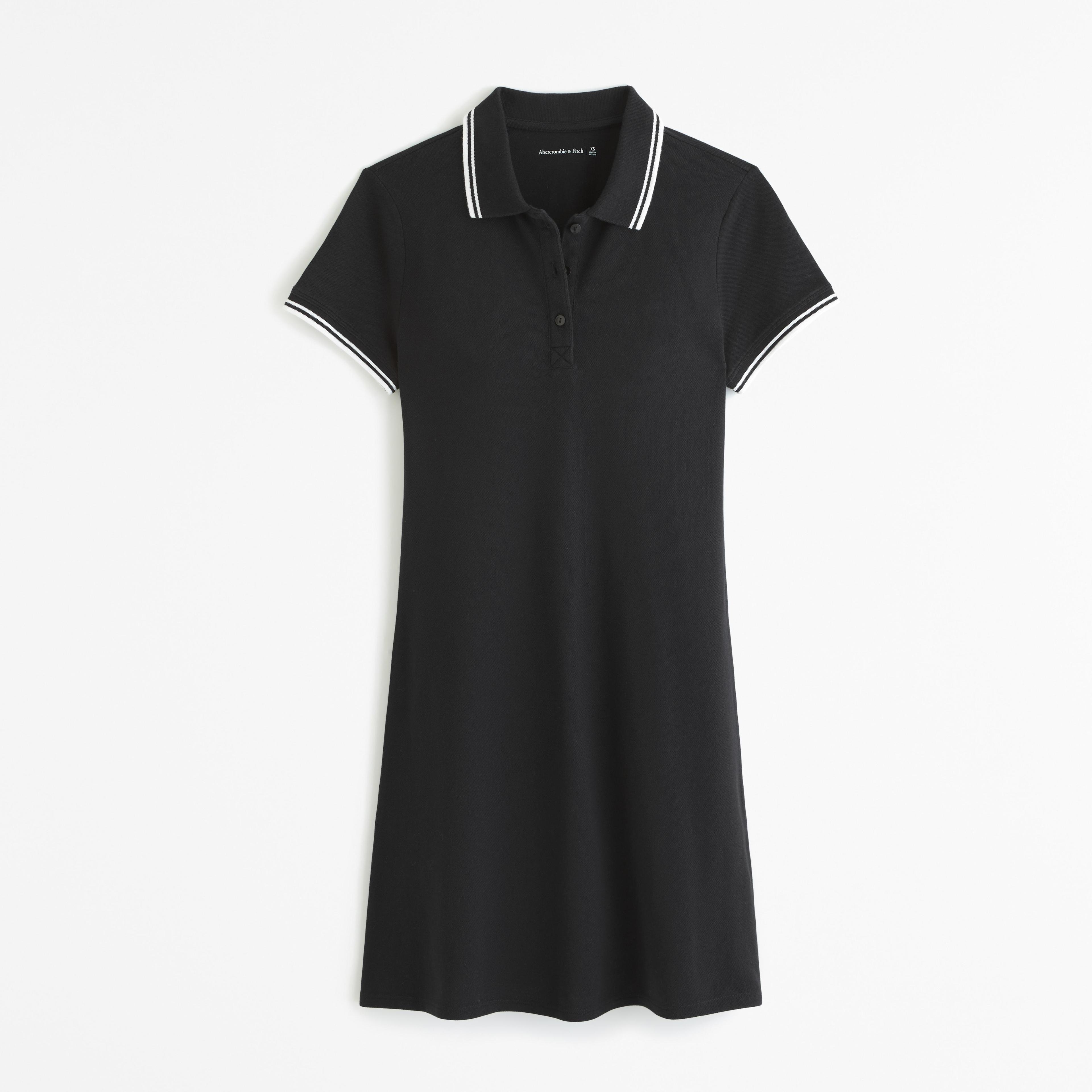 Knit Polo Dress Product Image