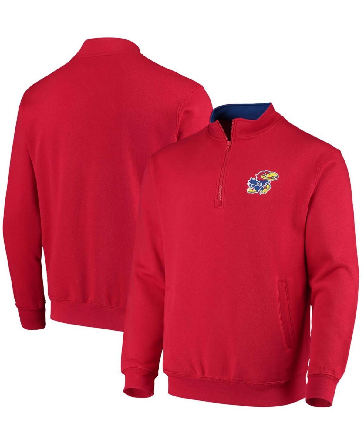 Mens Red Kansas Jayhawks Tortugas Logo Quarter-Zip Jacket Product Image