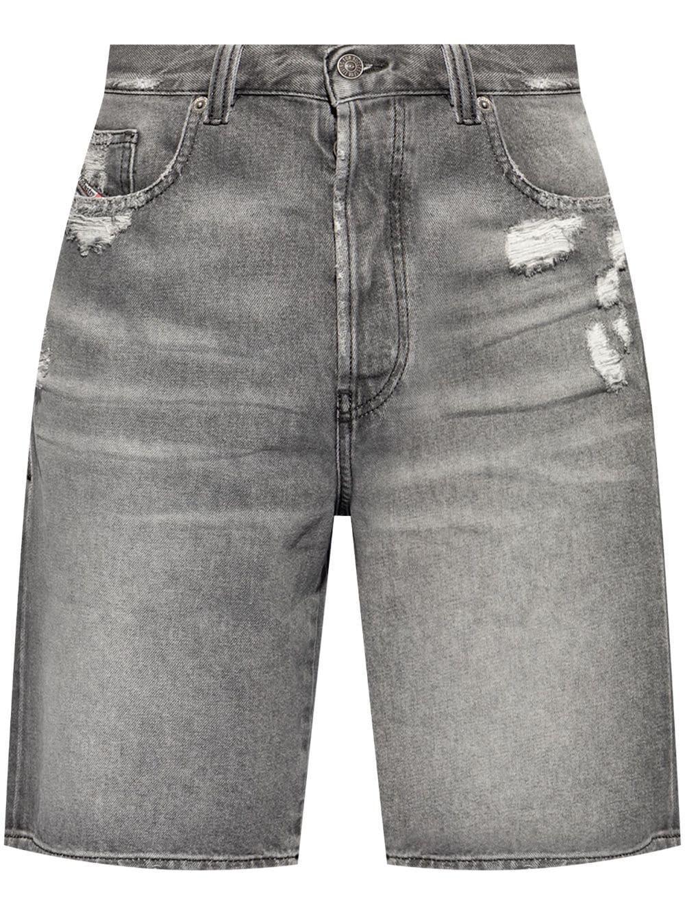 Denim Shorts In Grey Product Image