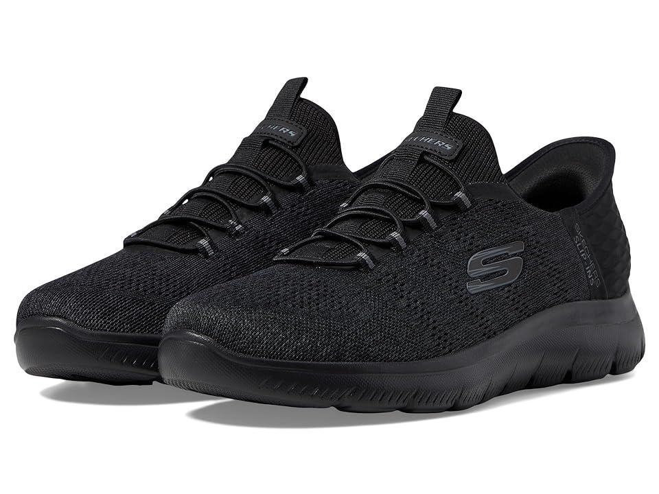 SKECHERS Summits Key Pace Hands Free Slip-In Black) Men's Shoes Product Image